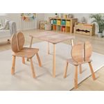 Casa si Gradina - Mobilier - Mobilier copii - Mobilier camera copiilor - Set masă copii Hanah Home, MDF, 45 x 60 x 54 cm, stejar, 160RSW1144 - Infinity.ro