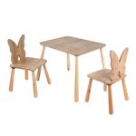 Casa si Gradina - Mobilier - Mobilier copii - Mobilier camera copiilor - Set masă copii Hanah Home, MDF, 45 x 60 x 54 cm, stejar, 160RSW1142 - Infinity.ro