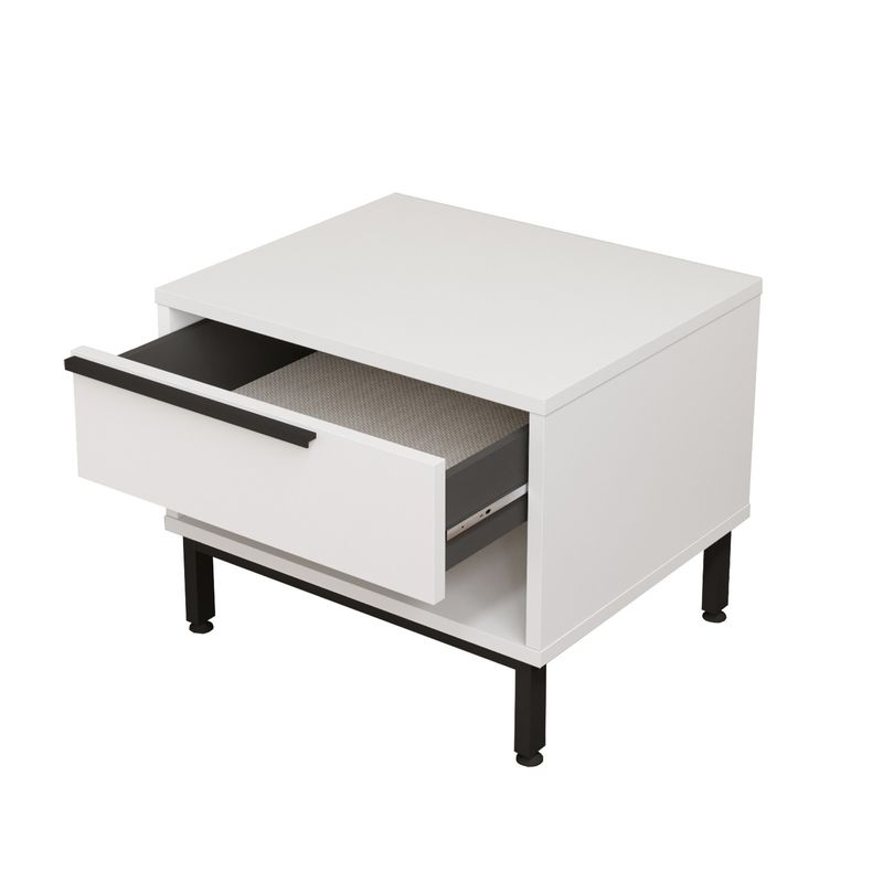 Casa si Gradina - Mobilier - Mobilier copii - Mobilier camera copiilor - Set cameră tânăr Hanah Home, PAL melaminat, 205.6 x 108.5 x 86 cm, alb, 956LCS2552 - Infinity.ro