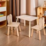 Casa si Gradina - Mobilier - Mobilier copii - Mobilier camera copiilor - Set masă copii Hanah Home, MDF, 45 x 60 x 54 cm, stejar, 160RSW1141 - Infinity.ro