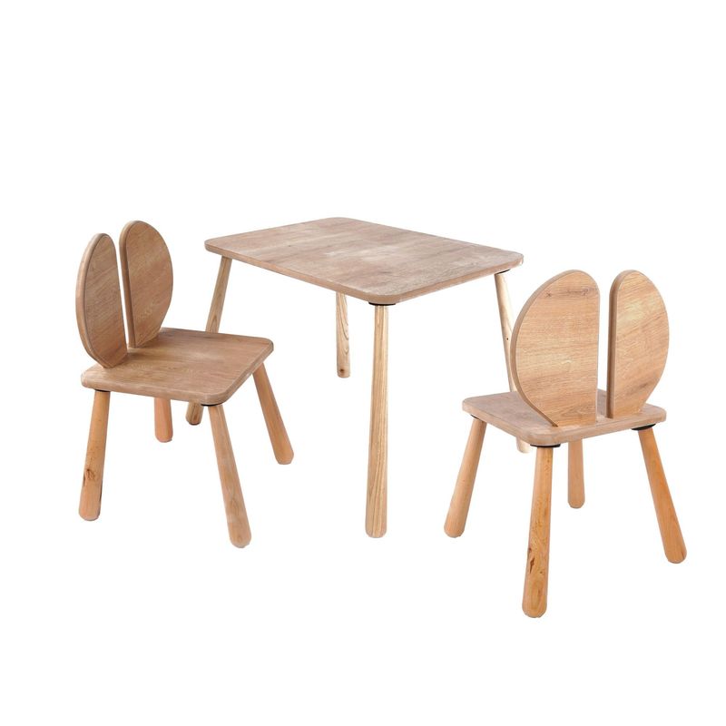 Casa si Gradina - Mobilier - Mobilier copii - Mobilier camera copiilor - Set masă copii Hanah Home, MDF, 45 x 60 x 54 cm, stejar, 160RSW1144 - Infinity.ro