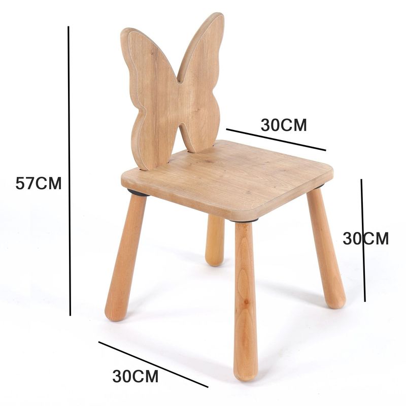 Casa si Gradina - Mobilier - Mobilier copii - Mobilier camera copiilor - Scaun bebeluși Hanah Home, MDF, 30 x 30 x 57 cm, stejar, 160RSW1103 - Infinity.ro