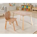 Casa si Gradina - Mobilier - Mobilier copii - Mobilier camera copiilor - Set masă copii Hanah Home, MDF, 45 x 60 x 54 cm, stejar, 160RSW1112 - Infinity.ro
