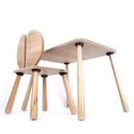 Casa si Gradina - Mobilier - Mobilier copii - Mobilier camera copiilor - Set masă copii Hanah Home, MDF, 45 x 60 x 54 cm, stejar, 160RSW1112 - Infinity.ro