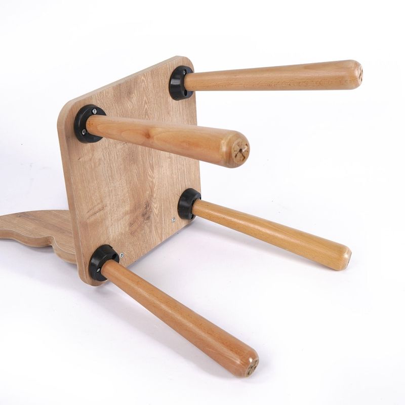 Casa si Gradina - Mobilier - Mobilier copii - Mobilier camera copiilor - Scaun bebeluși Hanah Home, MDF, 30 x 30 x 57 cm, stejar, 160RSW1103 - Infinity.ro
