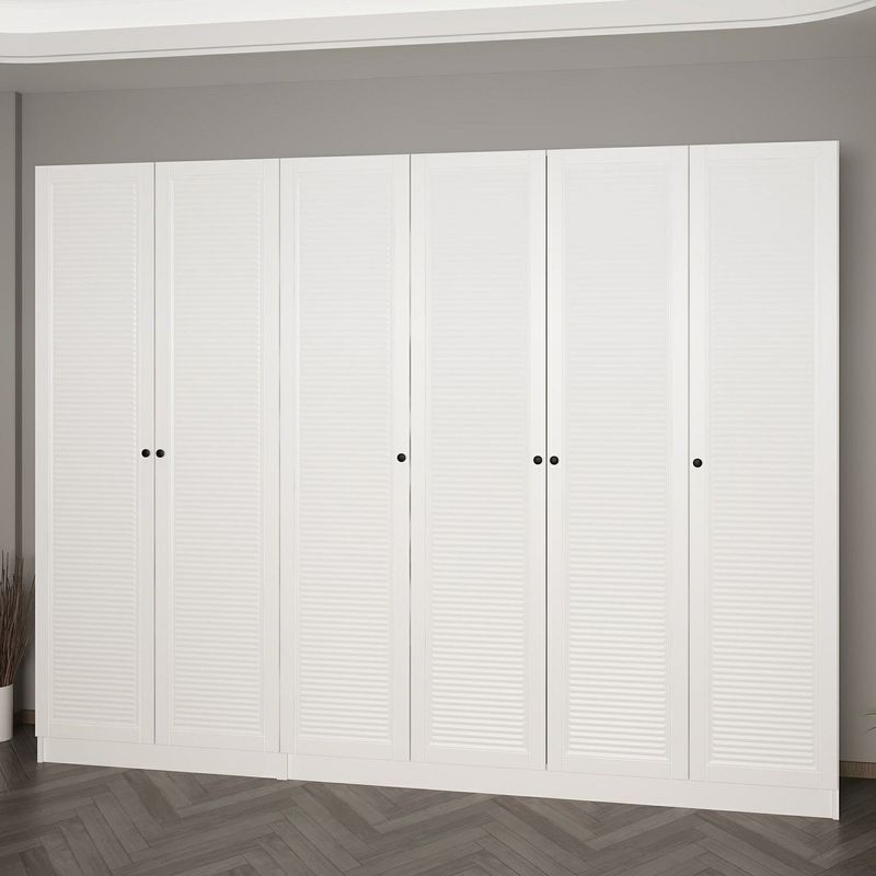 Casa si Gradina - Mobilier - Organizare si depozitare - Cuiere - Cuier hol Hanah Home, PAL melaminat, 270 x 35 x 210 cm, alb, 506MNR3321 - Infinity.ro