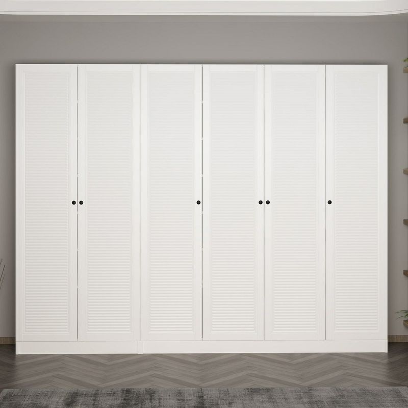 Casa si Gradina - Mobilier - Organizare si depozitare - Cuiere - Cuier hol Hanah Home, PAL melaminat, 270 x 35 x 210 cm, alb, 506MNR3321 - Infinity.ro