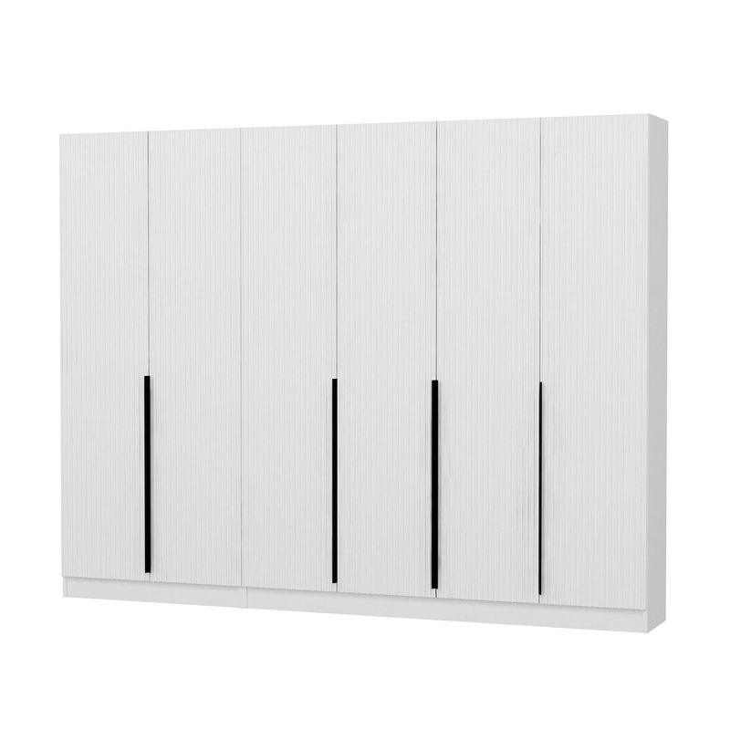 Casa si Gradina - Mobilier - Organizare si depozitare - Cuiere - Cuier hol Hanah Home, PAL melaminat, 270 x 35 x 210 cm, alb, 506MNR3232 - Infinity.ro