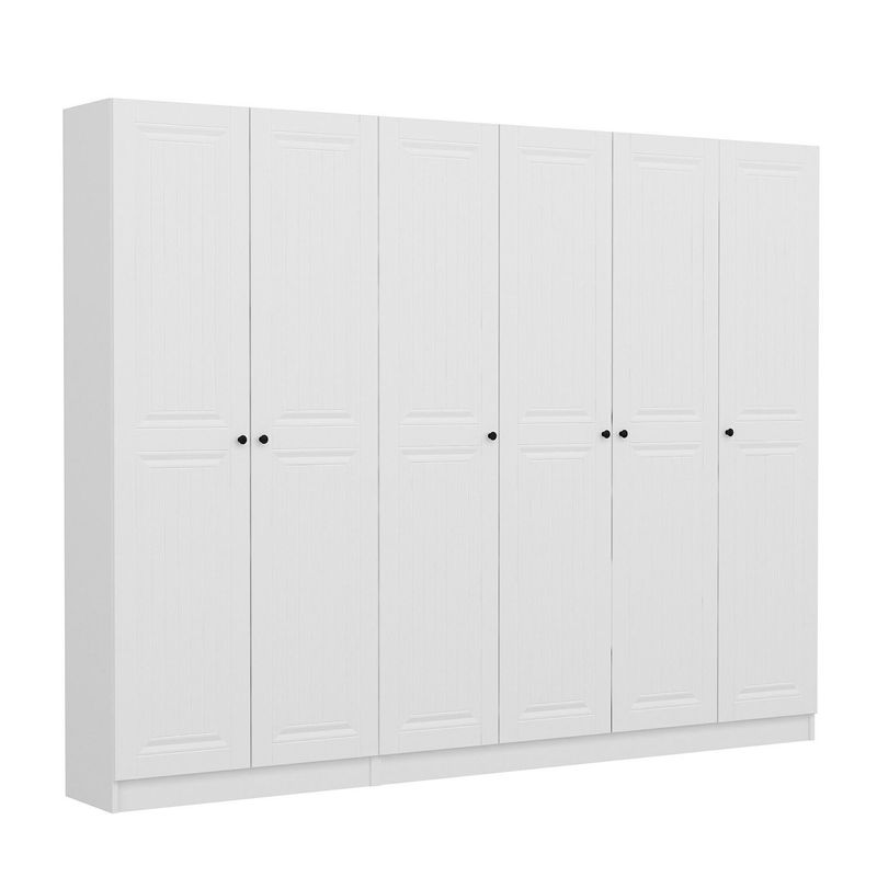 Casa si Gradina - Mobilier - Organizare si depozitare - Cuiere - Cuier hol Hanah Home, PAL melaminat, 270 x 35 x 210 cm, alb, 506MNR3221 - Infinity.ro