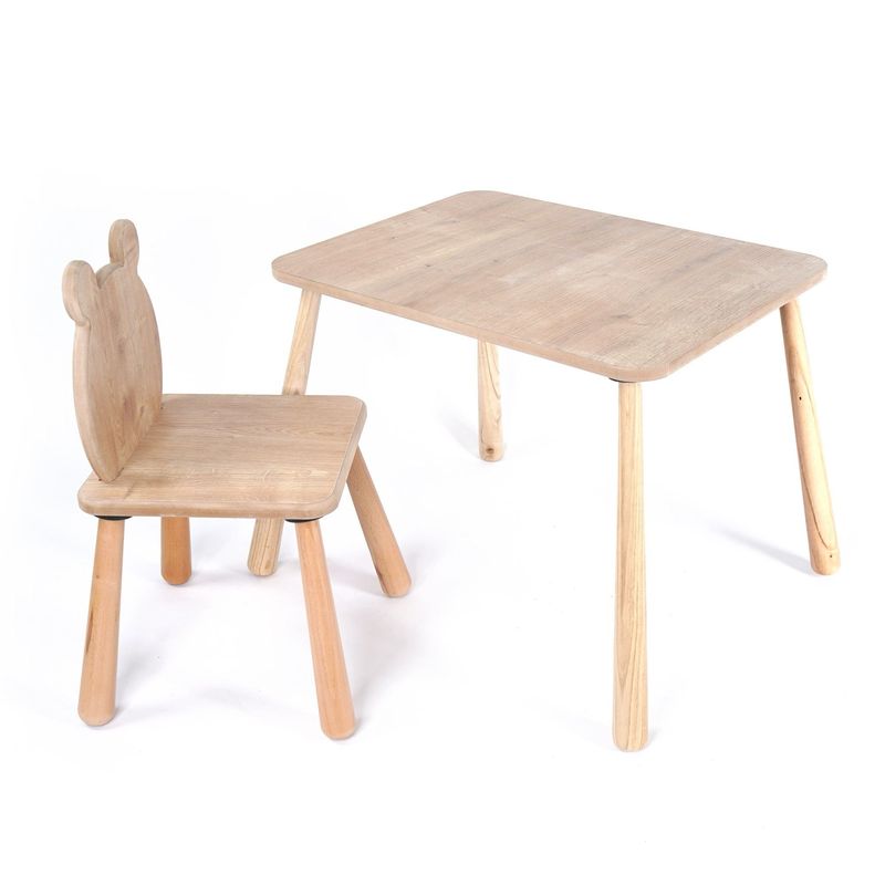 Casa si Gradina - Mobilier - Mobilier copii - Mobilier camera copiilor - Set masă copii Hanah Home, MDF, 45 x 60 x 54 cm, stejar, 160RSW1111 - Infinity.ro