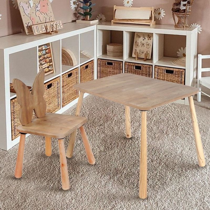 Casa si Gradina - Mobilier - Mobilier copii - Mobilier camera copiilor - Set masă copii Hanah Home, MDF, 45 x 60 x 54 cm, stejar, 160RSW1110 - Infinity.ro