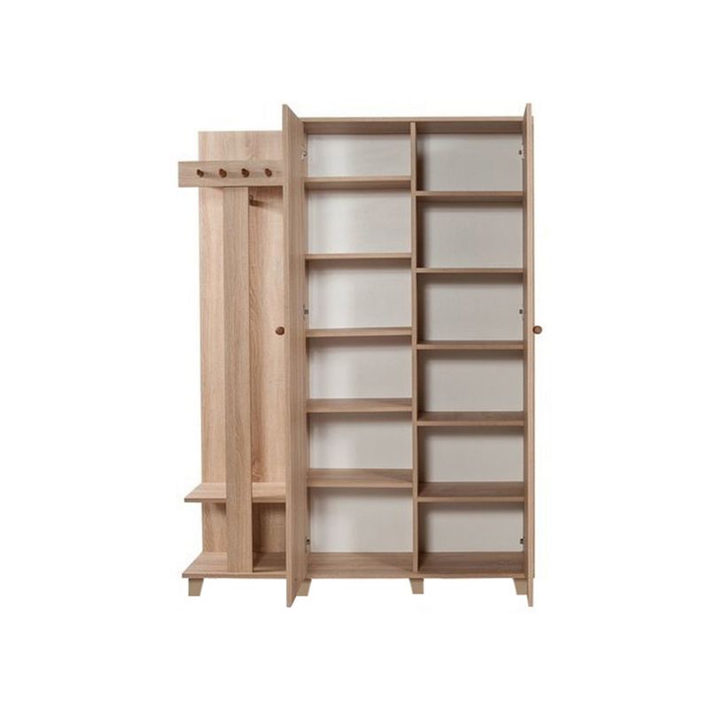 Casa si Gradina - Mobilier - Organizare si depozitare - Cuiere - Cuier hol Hanah Home, PAL melaminat, 135 x 36 x 192 cm, stejar sonoma, 863SPH4822 - Infinity.ro