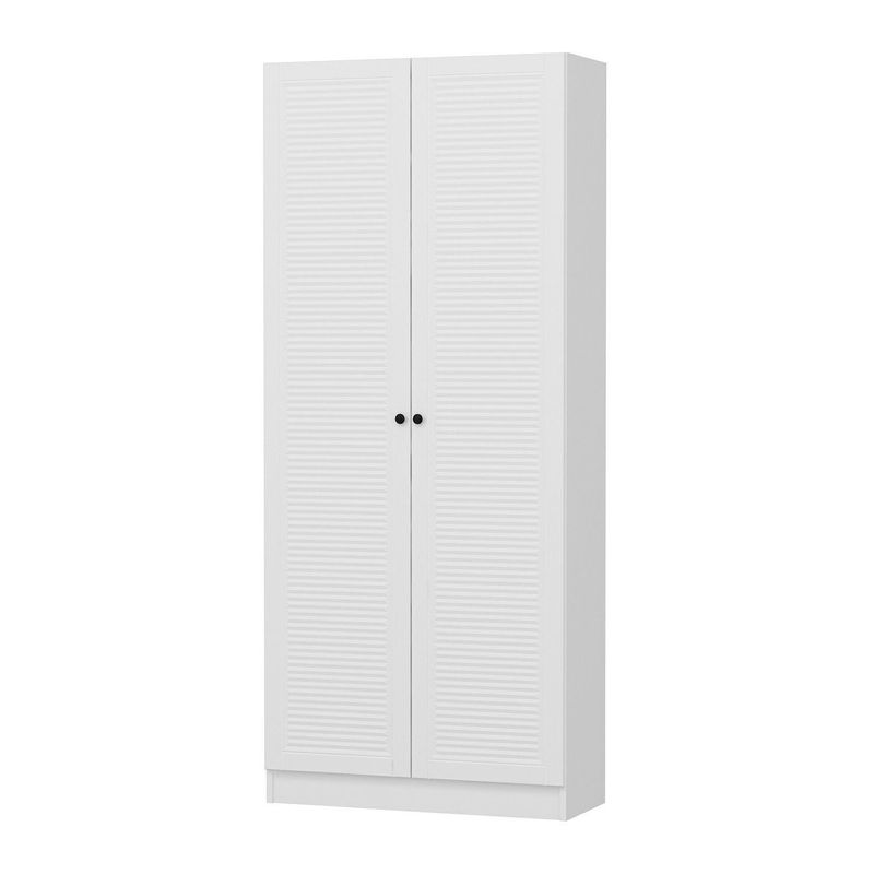 Casa si Gradina - Mobilier - Organizare si depozitare - Cuiere - Cuier hol Hanah Home, PAL melaminat, 90 x 35 x 210 cm, alb, 506MNR3317 - Infinity.ro