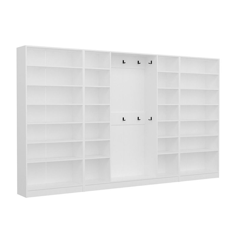 Casa si Gradina - Mobilier - Organizare si depozitare - Cuiere - Cuier hol Hanah Home, PAL melaminat, 360 x 35 x 210 cm, antracit, 506MNR3191 - Infinity.ro