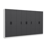 Casa si Gradina - Mobilier - Organizare si depozitare - Cuiere - Cuier hol Hanah Home, PAL melaminat, 360 x 35 x 210 cm, antracit, 506MNR3191 - Infinity.ro