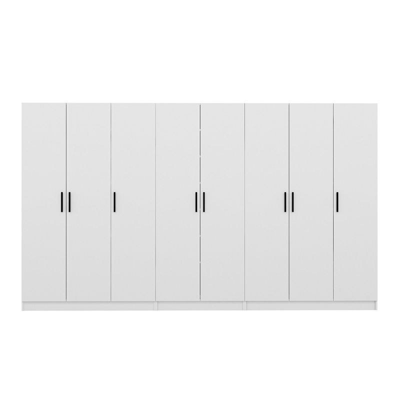 Casa si Gradina - Mobilier - Organizare si depozitare - Cuiere - Cuier hol Hanah Home, PAL melaminat, 360 x 35 x 210 cm, alb, 506MNR3181 - Infinity.ro