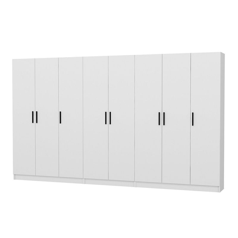 Casa si Gradina - Mobilier - Organizare si depozitare - Cuiere - Cuier hol Hanah Home, PAL melaminat, 360 x 35 x 210 cm, alb, 506MNR3181 - Infinity.ro