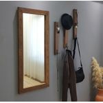 Casa si Gradina - Mobilier - Organizare si depozitare - Cuiere - Cuier hol Hanah Home, 100% lemn masiv de pin, 50 x 110 cm, nuc, 552NOS1209 - Infinity.ro