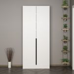Casa si Gradina - Mobilier - Organizare si depozitare - Cuiere - Cuier hol Hanah Home, PAL melaminat, 90 x 35 x 210 cm, alb, 506MNR3228 - Infinity.ro