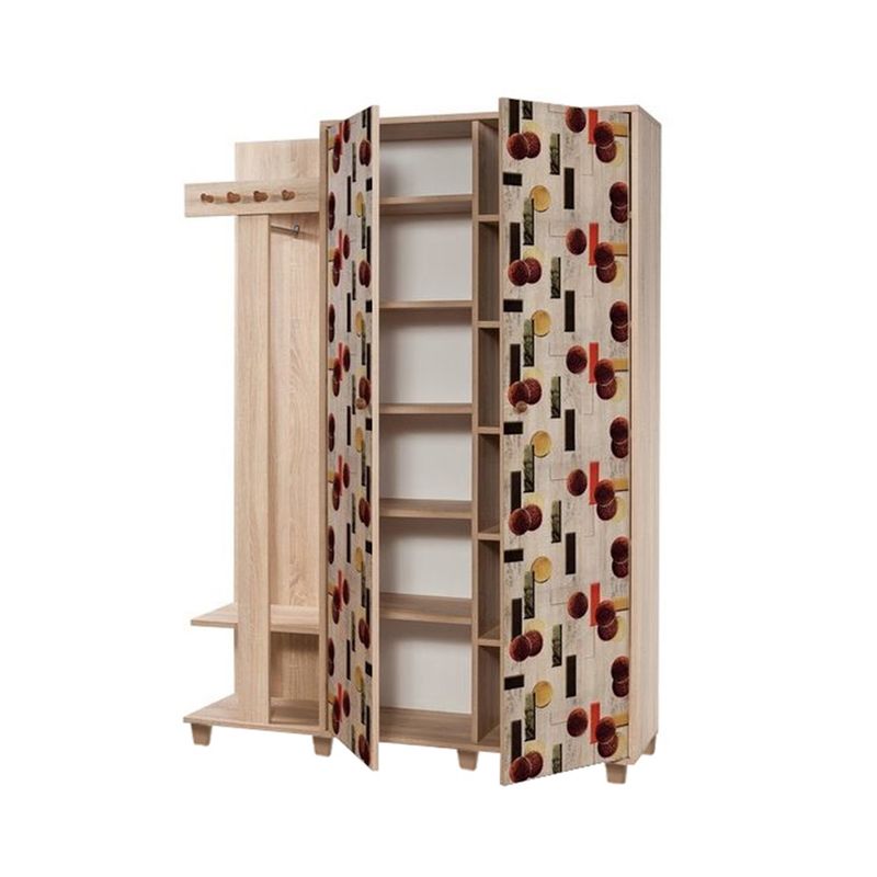Casa si Gradina - Mobilier - Organizare si depozitare - Cuiere - Cuier hol Hanah Home, PAL melaminat, 135 x 36 x 192 cm, stejar sonoma, 863SPH4821 - Infinity.ro