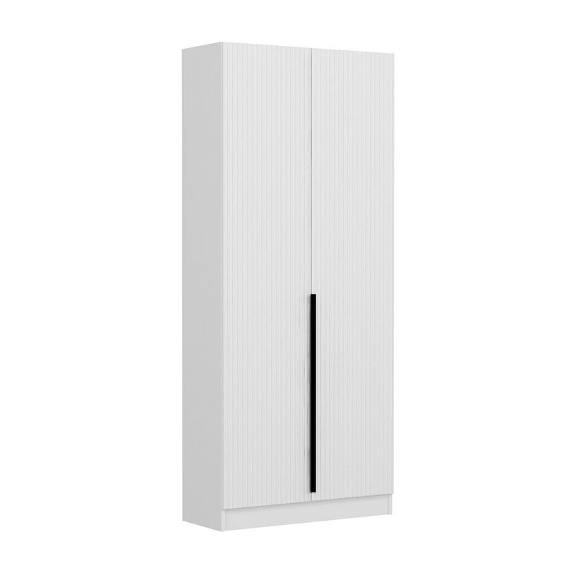 Casa si Gradina - Mobilier - Organizare si depozitare - Cuiere - Cuier hol Hanah Home, PAL melaminat, 90 x 35 x 210 cm, alb, 506MNR3228 - Infinity.ro