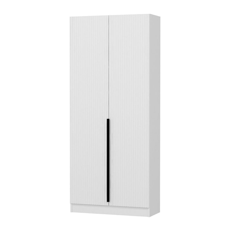 Casa si Gradina - Mobilier - Organizare si depozitare - Cuiere - Cuier hol Hanah Home, PAL melaminat, 90 x 35 x 210 cm, alb, 506MNR3228 - Infinity.ro