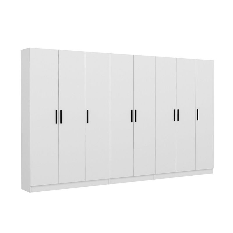 Casa si Gradina - Mobilier - Organizare si depozitare - Cuiere - Cuier hol Hanah Home, PAL melaminat, 360 x 35 x 210 cm, alb, 506MNR3181 - Infinity.ro
