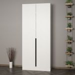 Casa si Gradina - Mobilier - Organizare si depozitare - Cuiere - Cuier hol Hanah Home, PAL melaminat, 90 x 35 x 210 cm, alb, 506MNR3228 - Infinity.ro
