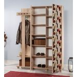 Casa si Gradina - Mobilier - Organizare si depozitare - Cuiere - Cuier hol Hanah Home, PAL melaminat, 135 x 36 x 192 cm, stejar sonoma, 863SPH4821 - Infinity.ro