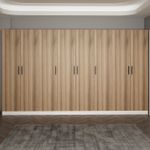Casa si Gradina - Mobilier - Organizare si depozitare - Cuiere - Cuier hol Hanah Home, PAL melaminat, 360 x 35 x 210 cm, nuc, 506MNR3203 - Infinity.ro