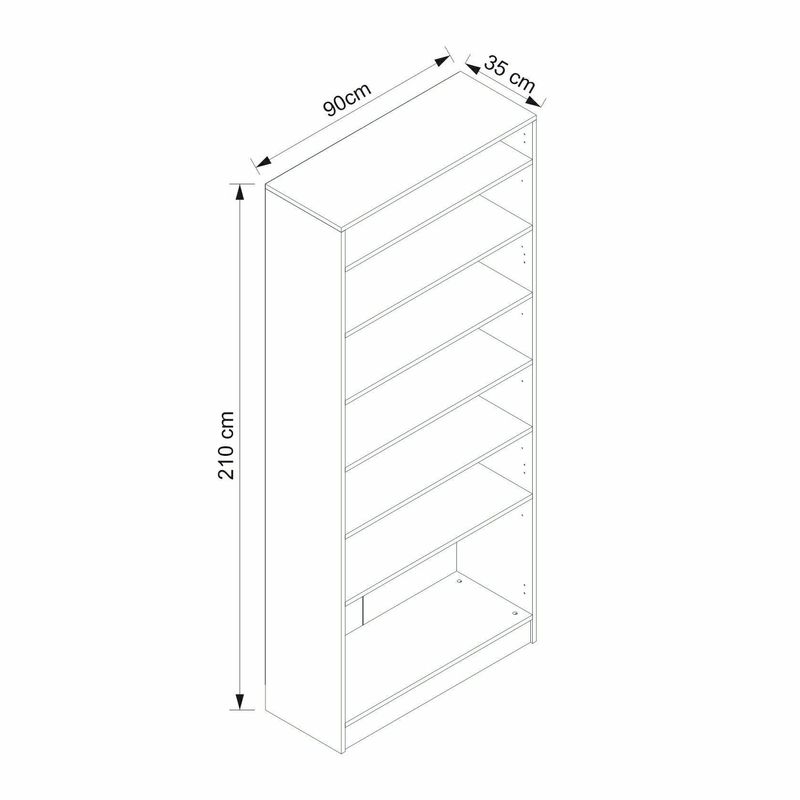 Casa si Gradina - Mobilier - Organizare si depozitare - Cuiere - Cuier hol Hanah Home, PAL melaminat, 90 x 35 x 210 cm, alb, 506MNR3228 - Infinity.ro