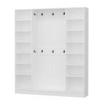 Casa si Gradina - Mobilier - Organizare si depozitare - Cuiere - Cuier hol Hanah Home, PAL melaminat, 180 x 35 x 210 cm, alb, 506MNR3804 - Infinity.ro