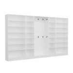 Casa si Gradina - Mobilier - Organizare si depozitare - Cuiere - Cuier hol Hanah Home, PAL melaminat, 360 x 35 x 210 cm, alb, 506MNR3225 - Infinity.ro