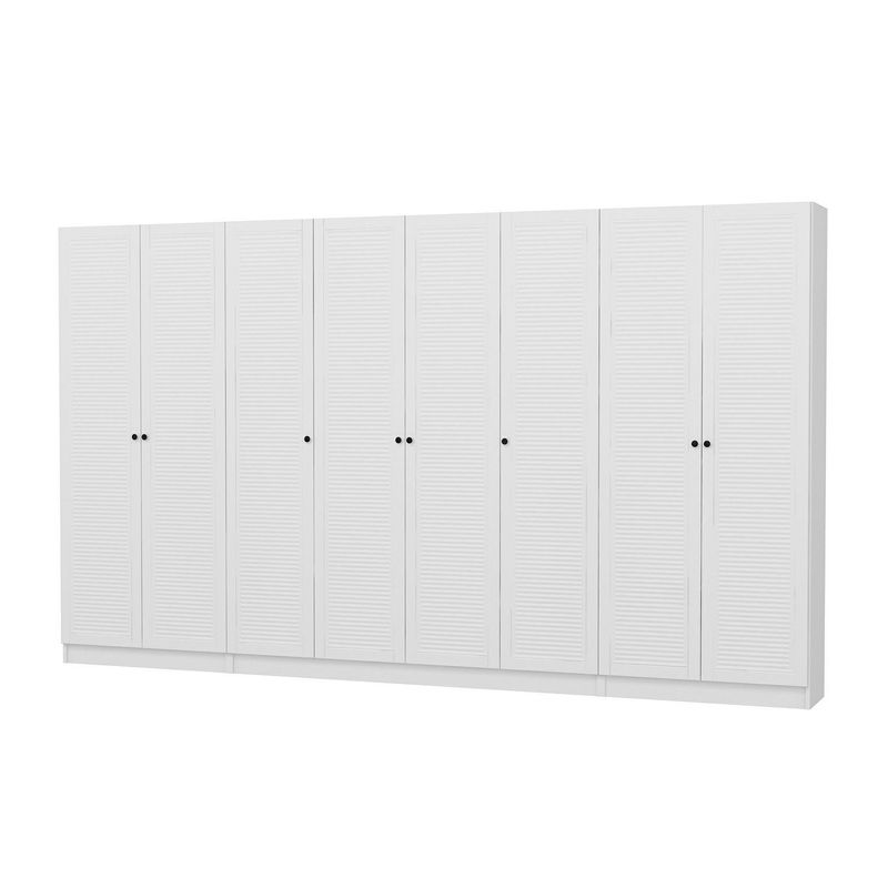 Casa si Gradina - Mobilier - Organizare si depozitare - Cuiere - Cuier hol Hanah Home, PAL melaminat, 360 x 35 x 210 cm, alb, 506MNR3325 - Infinity.ro