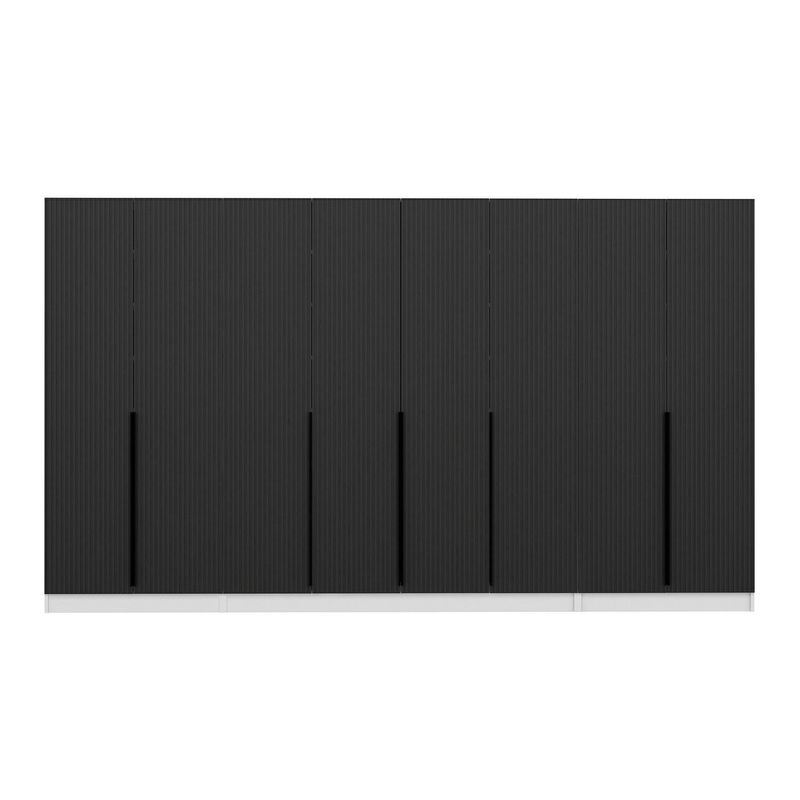 Casa si Gradina - Mobilier - Organizare si depozitare - Cuiere - Cuier hol Hanah Home, PAL melaminat, 360 x 35 x 210 cm, antracit, 506MNR3247 - Infinity.ro