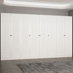 Casa si Gradina - Mobilier - Organizare si depozitare - Cuiere - Cuier hol Hanah Home, PAL melaminat, 360 x 35 x 210 cm, alb, 506MNR3325 - Infinity.ro