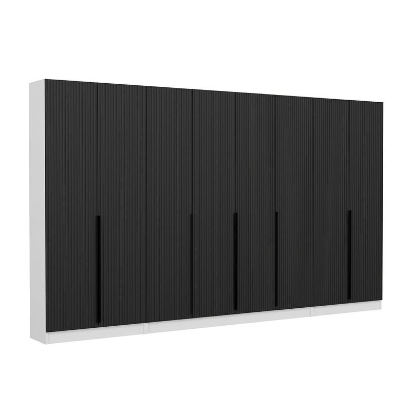Casa si Gradina - Mobilier - Organizare si depozitare - Cuiere - Cuier hol Hanah Home, PAL melaminat, 360 x 35 x 210 cm, antracit, 506MNR3247 - Infinity.ro
