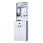 Casa si Gradina - Mobilier - Organizare si depozitare - Cuiere - Cuier hol Hanah Home, PAL melaminat, 60 x 35.5 x 182.8 cm, alb, 893RAN1730 - Infinity.ro