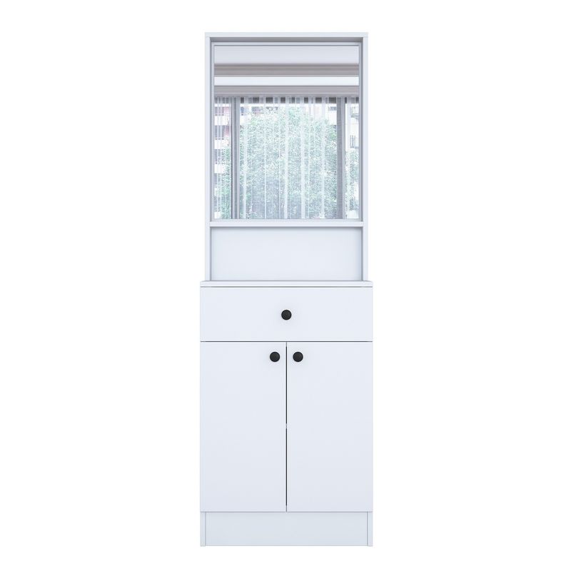 Casa si Gradina - Mobilier - Organizare si depozitare - Cuiere - Cuier hol Hanah Home, PAL melaminat, 60 x 35.5 x 182.8 cm, alb, 893RAN1730 - Infinity.ro