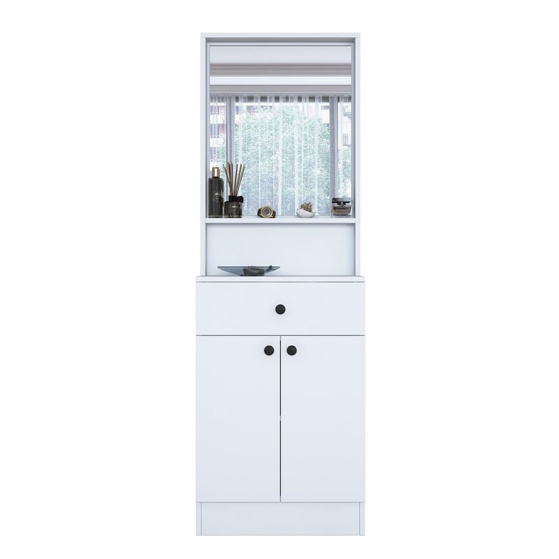 Casa si Gradina - Mobilier - Organizare si depozitare - Cuiere - Cuier hol Hanah Home, PAL melaminat, 60 x 35.5 x 182.8 cm, alb, 893RAN1730 - Infinity.ro