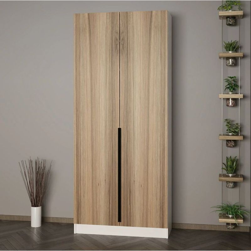 Casa si Gradina - Mobilier - Organizare si depozitare - Cuiere - Cuier hol Hanah Home, PAL melaminat, 90 x 35 x 210 cm, nuc, 506MNR3250 - Infinity.ro