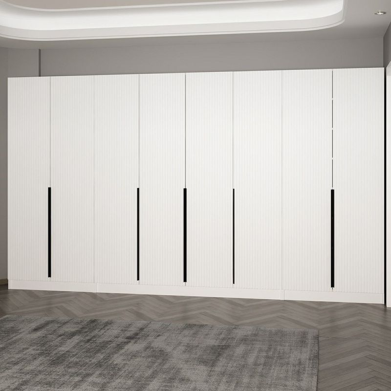 Casa si Gradina - Mobilier - Organizare si depozitare - Cuiere - Cuier hol Hanah Home, PAL melaminat, 360 x 35 x 210 cm, alb, 506MNR3236 - Infinity.ro