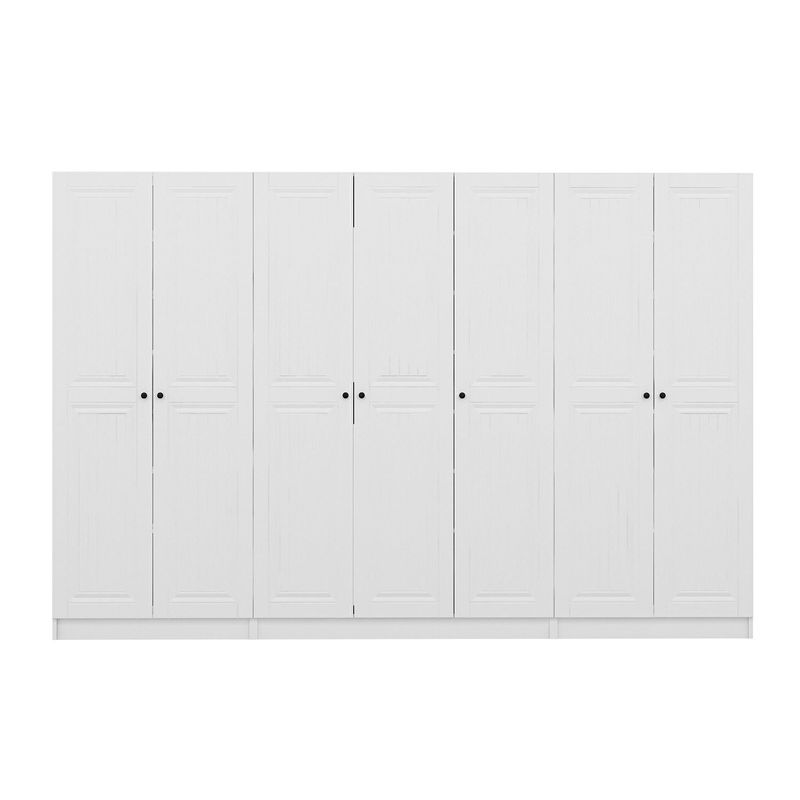 Casa si Gradina - Mobilier - Organizare si depozitare - Cuiere - Cuier hol Hanah Home, PAL melaminat, 315 x 35 x 210 cm, alb, 506MNR3223 - Infinity.ro