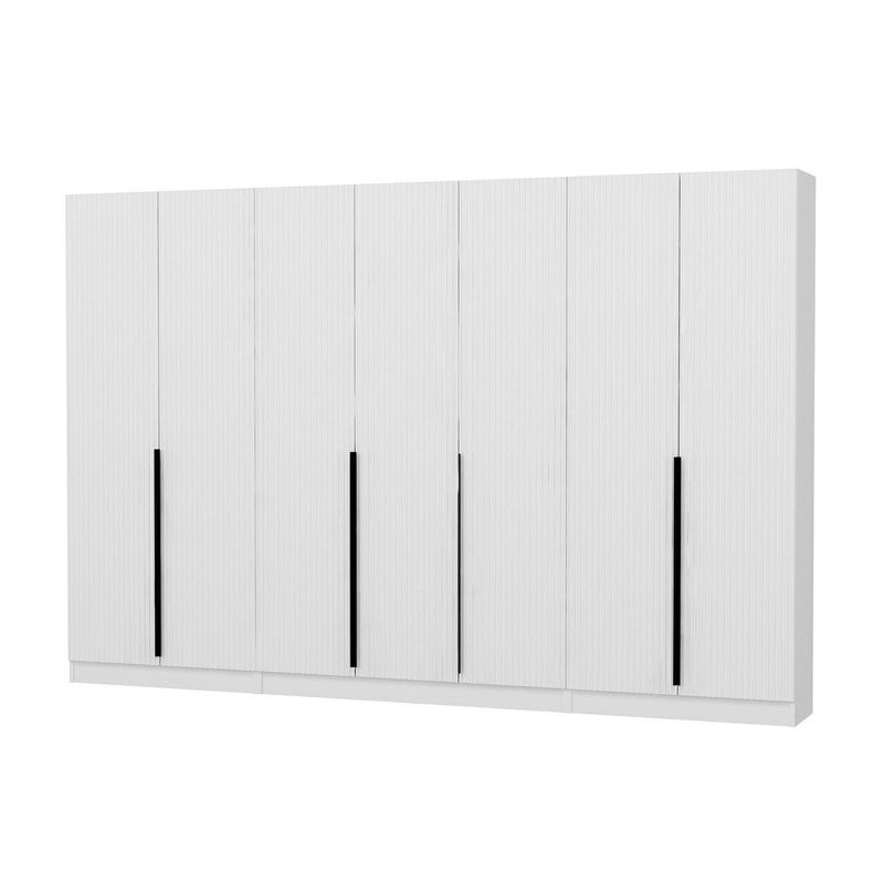 Casa si Gradina - Mobilier - Organizare si depozitare - Cuiere - Cuier hol Hanah Home, PAL melaminat, 315 x 35 x 210 cm, alb, 506MNR3234 - Infinity.ro
