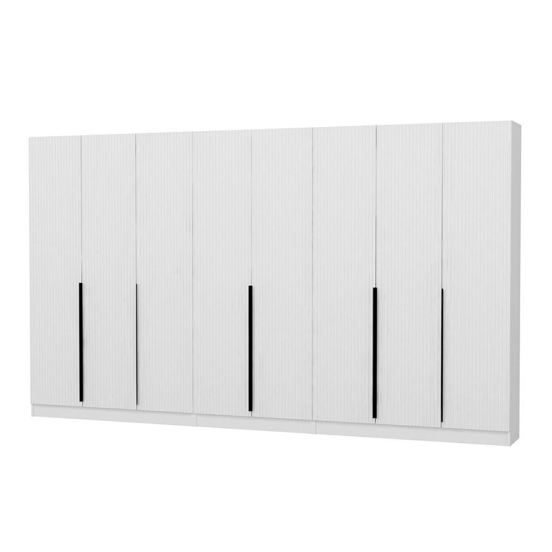 Casa si Gradina - Mobilier - Organizare si depozitare - Cuiere - Cuier hol Hanah Home, PAL melaminat, 360 x 35 x 210 cm, alb, 506MNR3237 - Infinity.ro
