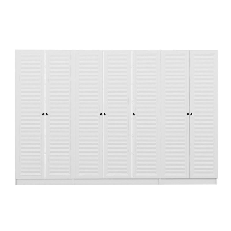 Casa si Gradina - Mobilier - Organizare si depozitare - Cuiere - Cuier hol Hanah Home, PAL melaminat, 315 x 35 x 210 cm, alb, 506MNR3323 - Infinity.ro