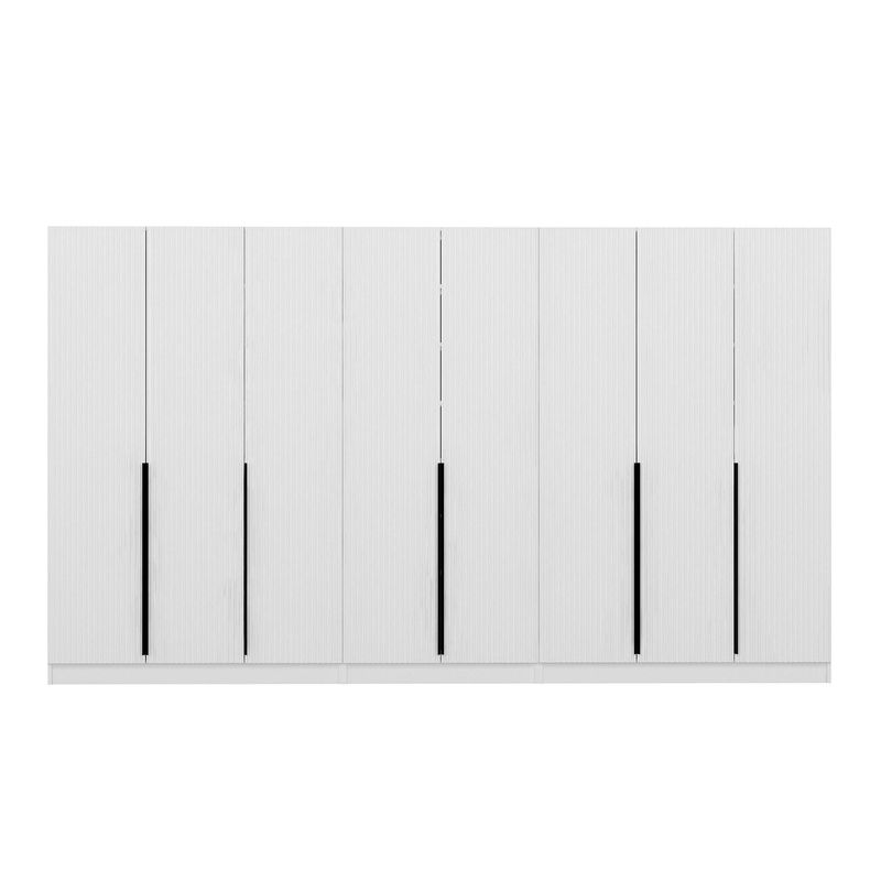Casa si Gradina - Mobilier - Organizare si depozitare - Cuiere - Cuier hol Hanah Home, PAL melaminat, 360 x 35 x 210 cm, alb, 506MNR3237 - Infinity.ro
