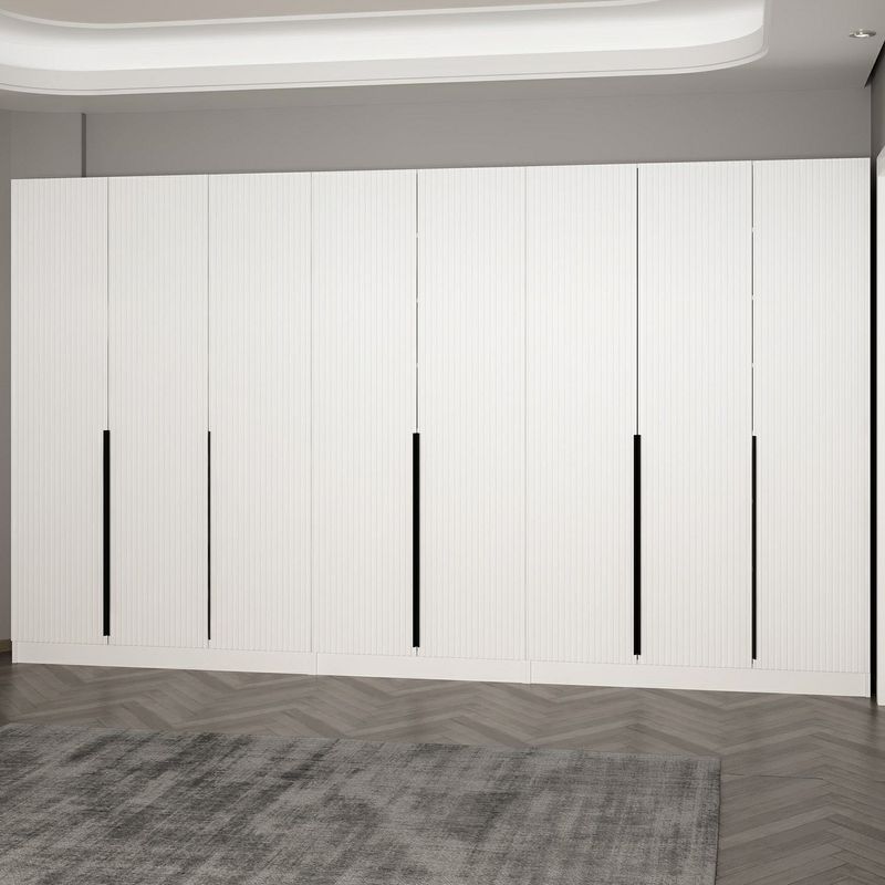 Casa si Gradina - Mobilier - Organizare si depozitare - Cuiere - Cuier hol Hanah Home, PAL melaminat, 360 x 35 x 210 cm, alb, 506MNR3237 - Infinity.ro