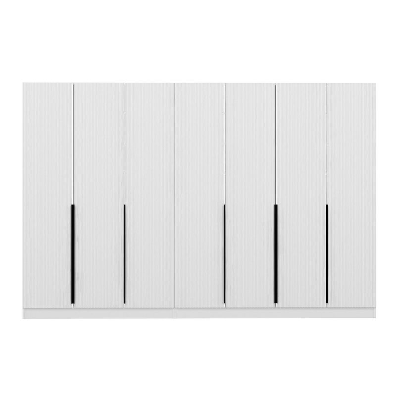 Casa si Gradina - Mobilier - Organizare si depozitare - Cuiere - Cuier hol Hanah Home, PAL melaminat, 315 x 35 x 210 cm, alb, 506MNR3235 - Infinity.ro