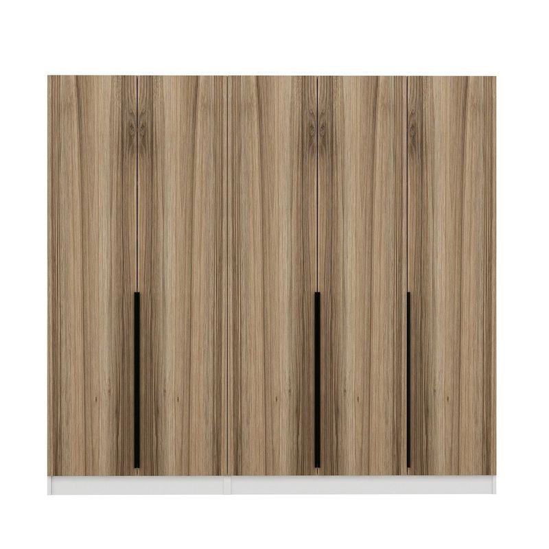 Casa si Gradina - Mobilier - Organizare si depozitare - Cuiere - Cuier hol Hanah Home, PAL melaminat, 225 x 35 x 210 cm, nuc, 506MNR3253 - Infinity.ro